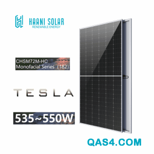 Tesla solar deals panel type