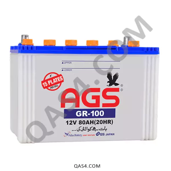 AGS GR 100 80 AH 15 Plate AGS Battery cost in Pakistan