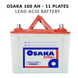 Osaka Battery 11 Plate 100 72 AH Osaka Battery Price In Pakistan